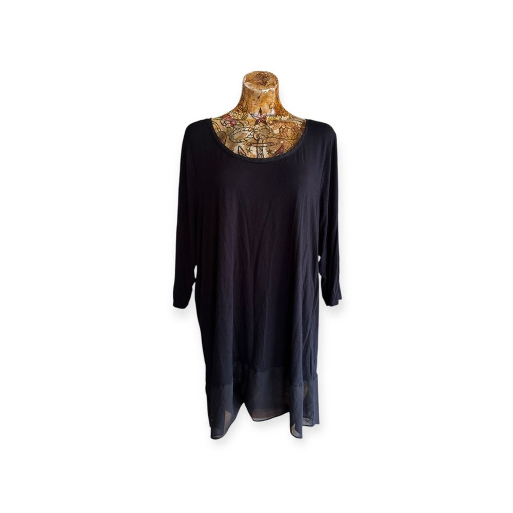 Lane Bryant black top tunic 22 /24   3X